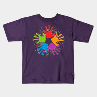 Unity Multi-Color Open Hands Kids T-Shirt